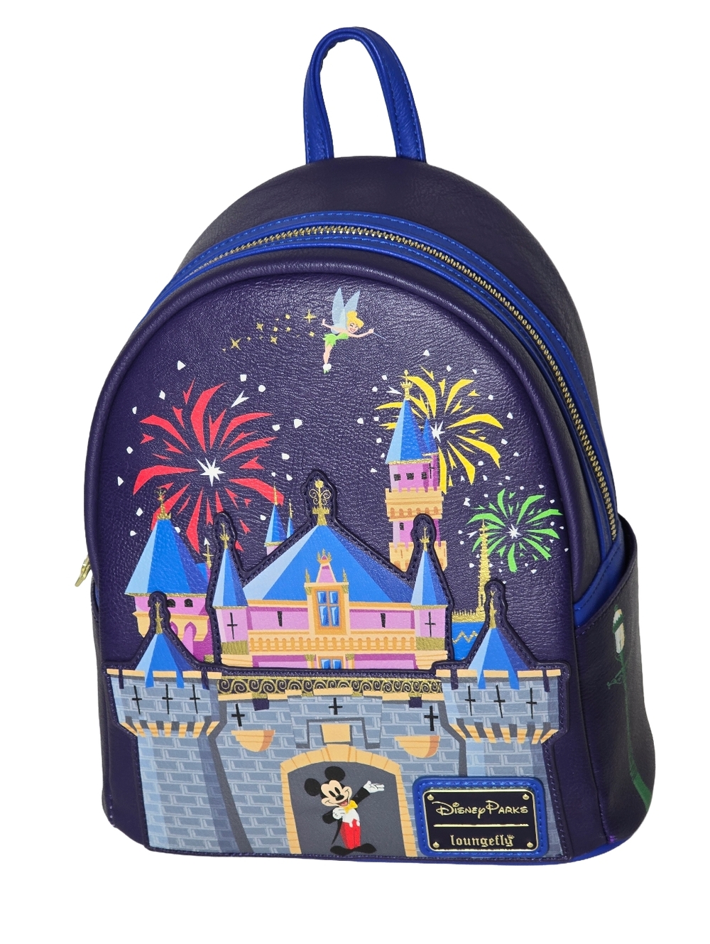 Loungefly Disney Parks Sleeping Beauty Castle Fireworks Backpack